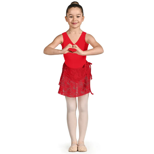 Body danza con gonnellino Rossana B7449